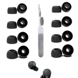 [8 Pairs] Replacement Ear Tips For Sony Wf-1000Xm5, With 3 In 1 Cleaner Kit, Silicone Ear Tips (Xs/S/M/L)