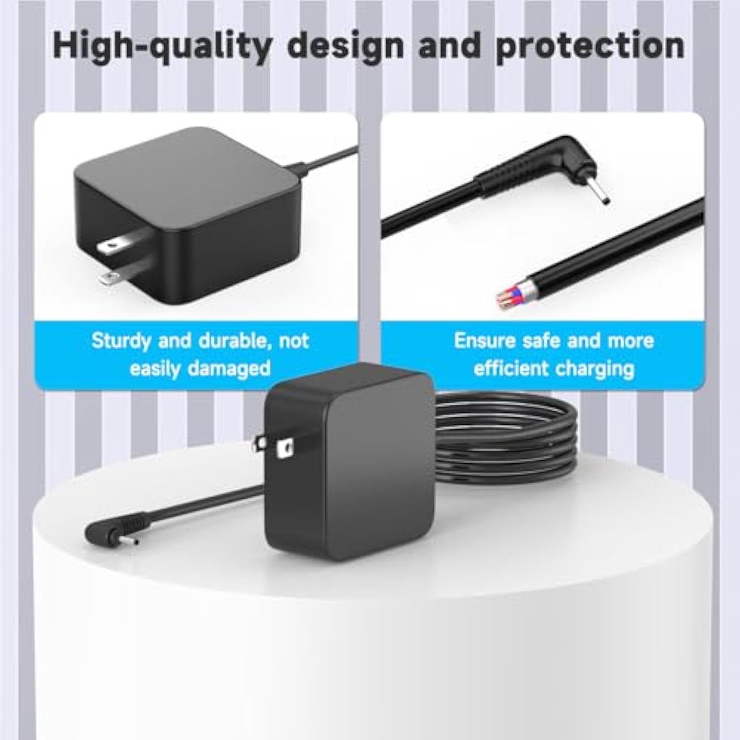 Xe500C13 Charger For Samsung Chromebook 3 2 500C Xe501C13 Xe500C13-K02Us Xe500