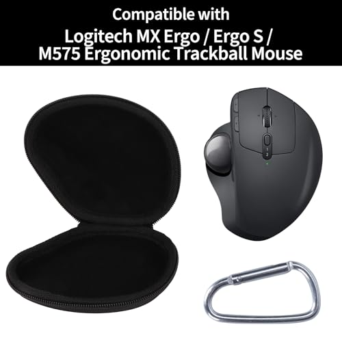 Case Compatible With Logitech Mx Ergo/Ergo S / M575 / Ergo M575S Advanced Trackball Mouse
