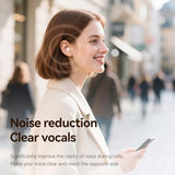 Flat Sleep Earbuds for Side Sleepers, Invisible Mini Earbuds for Small Ear Canals, Bluetooth 5.4, 66H Battery, Noise Blocking, Waterproof, LED
