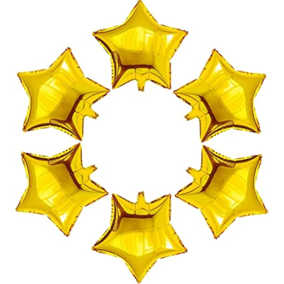 24 Pcs 18" Gold Star Balloons Foil Balloons Mylar Balloon For Baby Shower, Gender Reveal, Wedding, Magical Prom Or Engagement Party Decoration