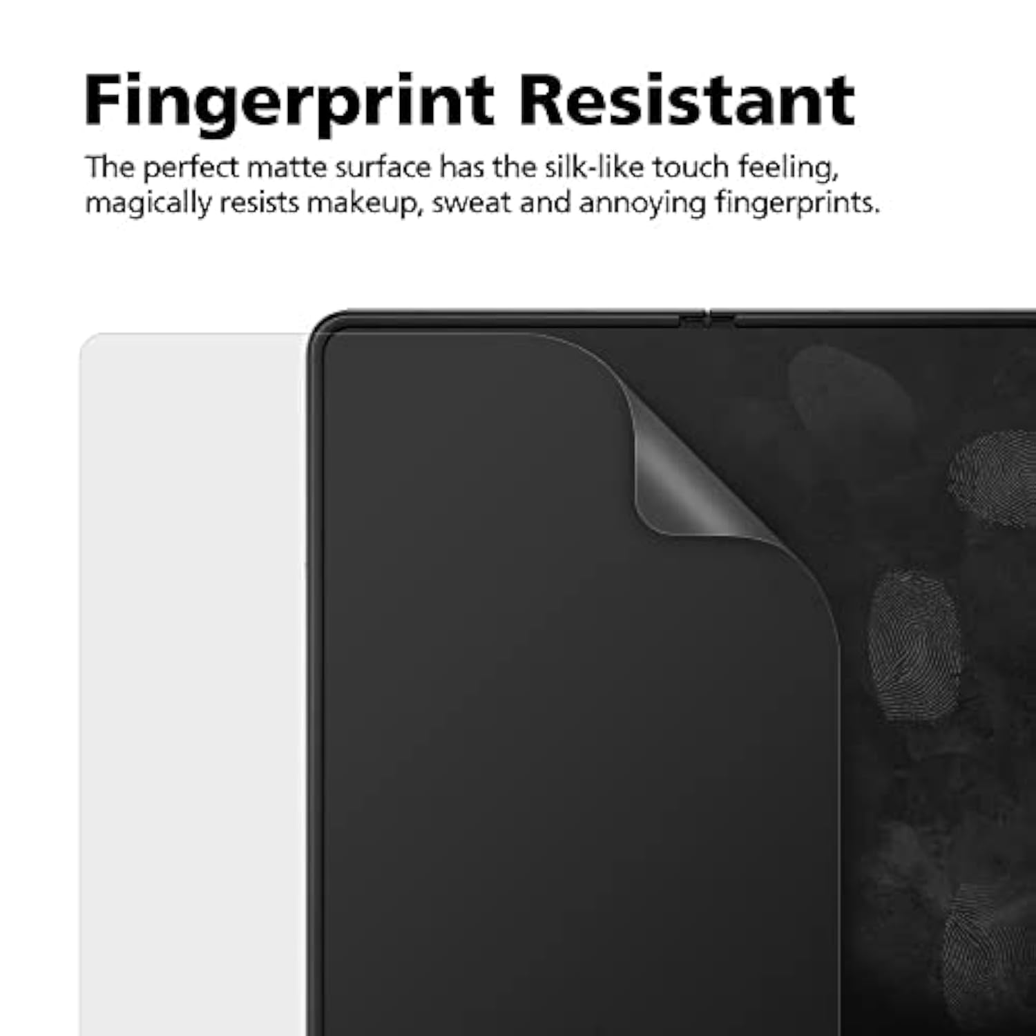 [3+3] Blue Light Blocking Matte Screen Protector For Samsung Galaxy Z Fold 7, 3 Pack Inside + 3 Pack Front, Epu+Tpu Hybrid Film, Anti Glare, Anti Fingerprint, Self-Healing, Easy Installation With Alignment Jig