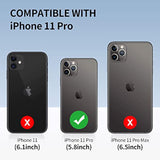 For Iphone 11 Pro Waterproof Case, Full Body Underwater/Rugged/Heavy Duty Shockproof/Dustproof Case With Built-In Screen Protector For Iphone 11 Pro 5.8 Inch (Black)