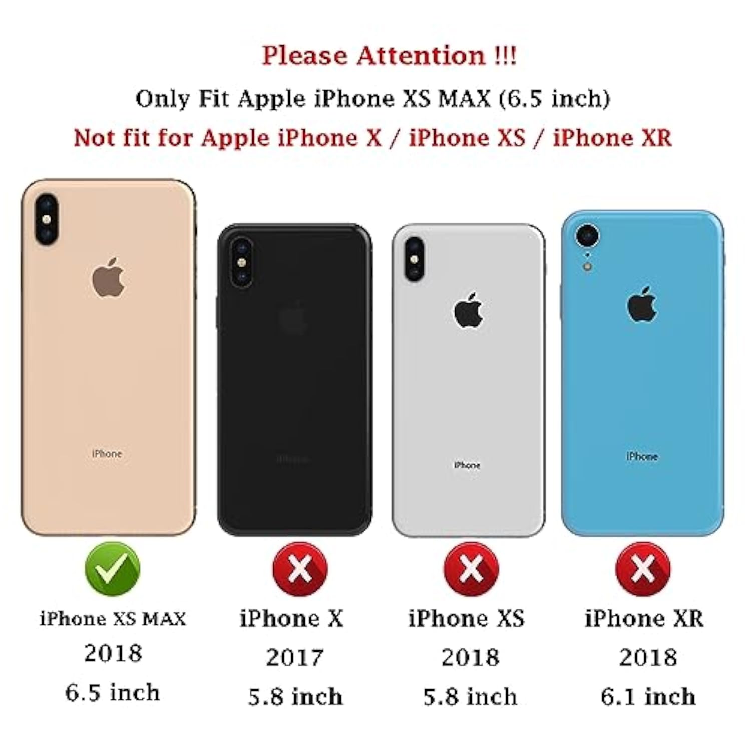 For Iphone Xs Max Case With Camera Lens Cover Hd Screen Protector, Dual Layer Military Grade Drop Protection Magnetic Ring Holder Kickstand Protective Phone Case For Iphone Xs Max 6.5 Inch (Navy Blue)