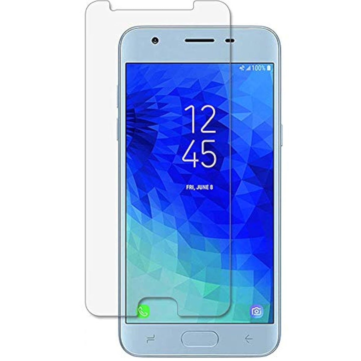 [2 Pack Tempered Glass Screen Protector Frontier Protective Protector For Samsung Galaxy J3 2018 Sm-J337A Sm-J337