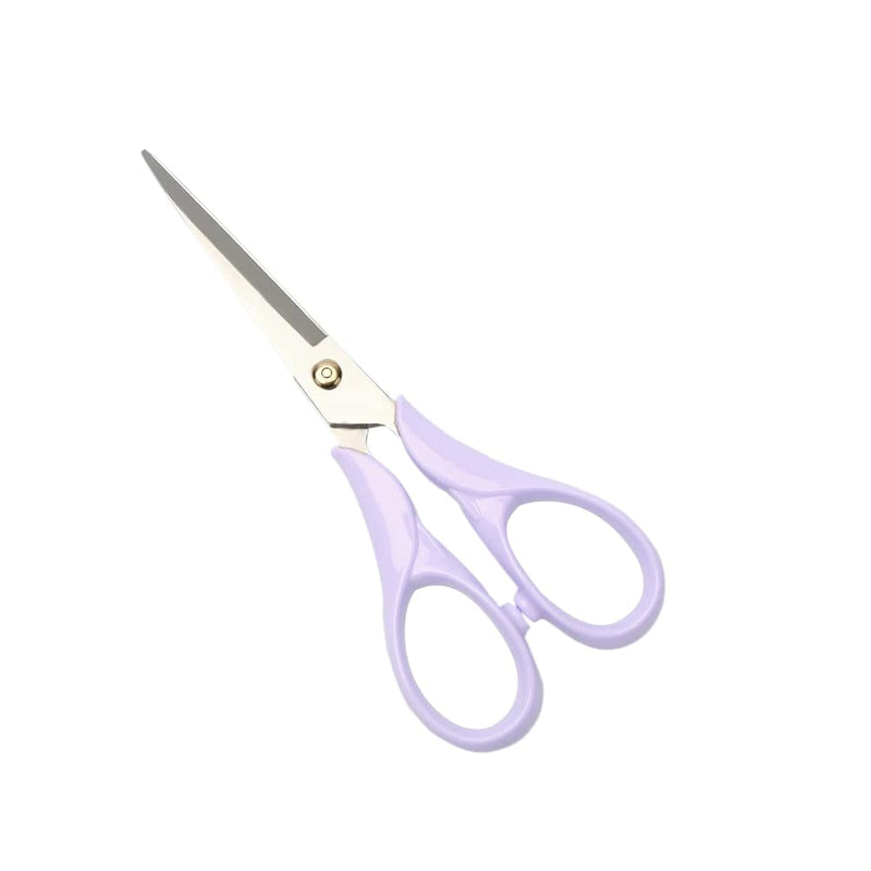 Purple Office Scissors 6.5" Craft Scissors Round All Purpose Scissors Professi