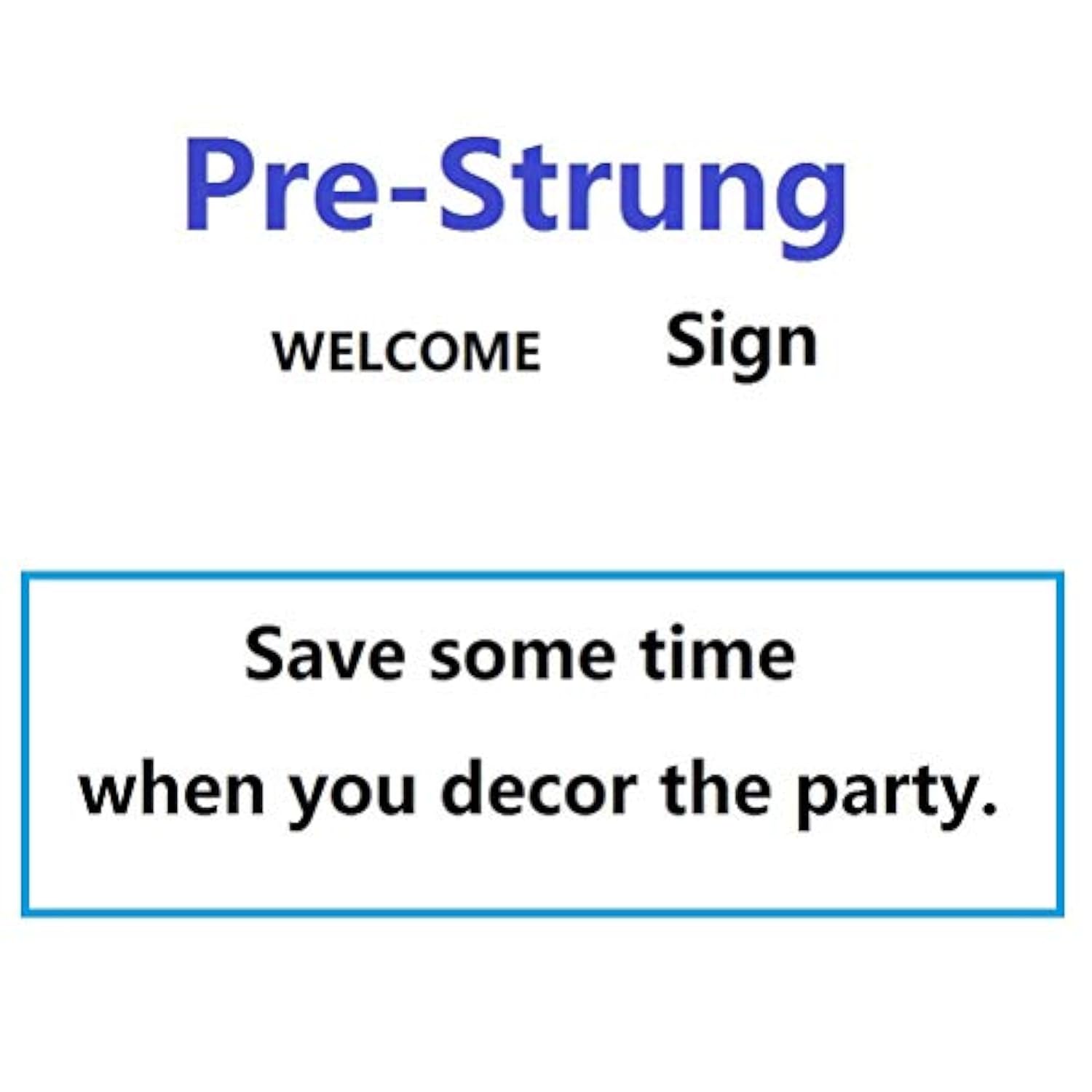 Pre-Strung Holographic Welcome Banner Decorations Sign, Iridescent Hanging Bunting String Flag Garland For Welcome Baby Shower, Deployment Homecoming, Family Reunion, Military Homecoming Party
