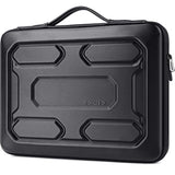 13.3 Inch Laptop Sleeve With Handle Shockproof Computer Bag Waterproof Eva Protective Carrying Case For 13-13.3 Inch Notebooks/13 Macbook Air/Macbook Pro Retina/Dell Xps 13/Samsung/Hp, Black