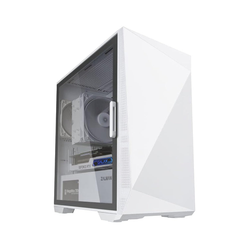 Z1 Iceberg Matx Mini Tower Gaming Computer Cases, Full Mesh, Hinged Side Panel