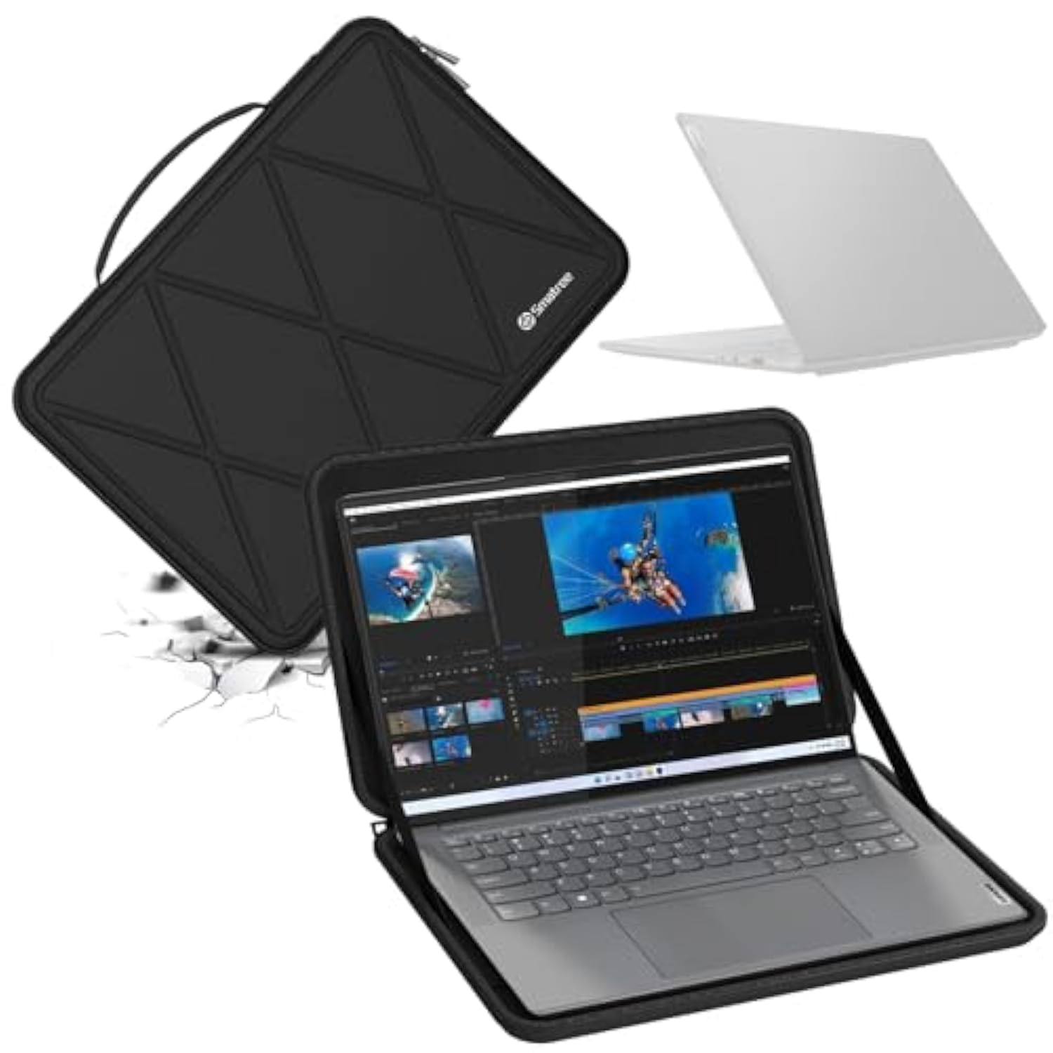 Smatree Hard EVA Protective Sleeve Case Compatible for 14 inch Lenovo Slim 7 Pro X Laptop Notebook Bag (X8254)