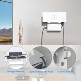 Starlink Gen3 Router Wall Mount, 2-in-link Router Mount Modem Bracket for Gen3 UTR-32 Router & Power Supply, Space Saving ABS Starlink Accessories