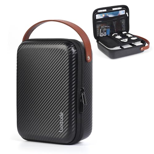 Electronics Organizer Travel Case For Chargers And Cords, Hard Case For Electronics, Portable Tech Bag, Travel Essentials For Chargers/Mouse/Usb Drives/Sd Cards, Tech Gifts