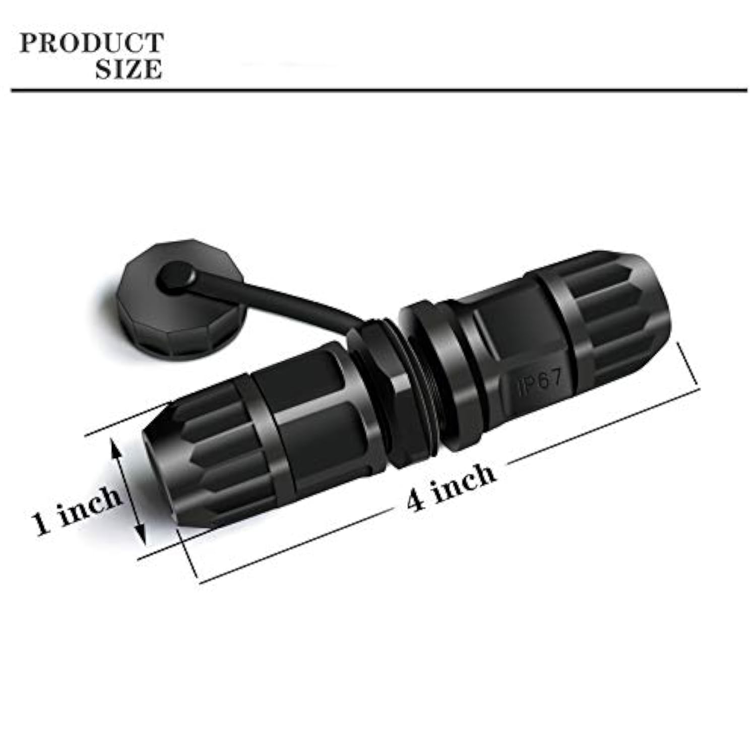 Rj45 Waterproof Connector, Female To Female, Panel Mount, 8P8C,Cat 6, Cat 5, C