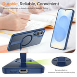 For Samsung Galaxy S23+ Plus Case, [Compatible With Magsafe] S23 Plus Magnetic Case Built-In Invisible Stand [Military-Grade Protection] Shockproof Phone Case For Galaxy S23Plus (Blue)