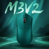 M3V2 8K Wireless Gaming Mouse,Tri-Mode 2.4G/Usb-C/Bluetooth Mouse Up To 26000Dpi,Paw3395 Optical Sensor Lightweight 58G,5 Programmable Button,Computer Mouse For Laptop,Pc,Windows,Mac(Green)
