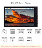 3.5Inch Ips Capacitive Touch Lcd Display, Compatible With Raspberry Pi 5/4B/3B/Zero/Zero W/Zero 2W/Pico/Pico W/Pico Wh, 480×800, Adjustable Brightness
