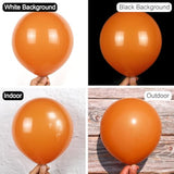150Pcs Burnt Orange Balloon Arch Kit Different Sizes for Thanksgiving Halloween Fall
