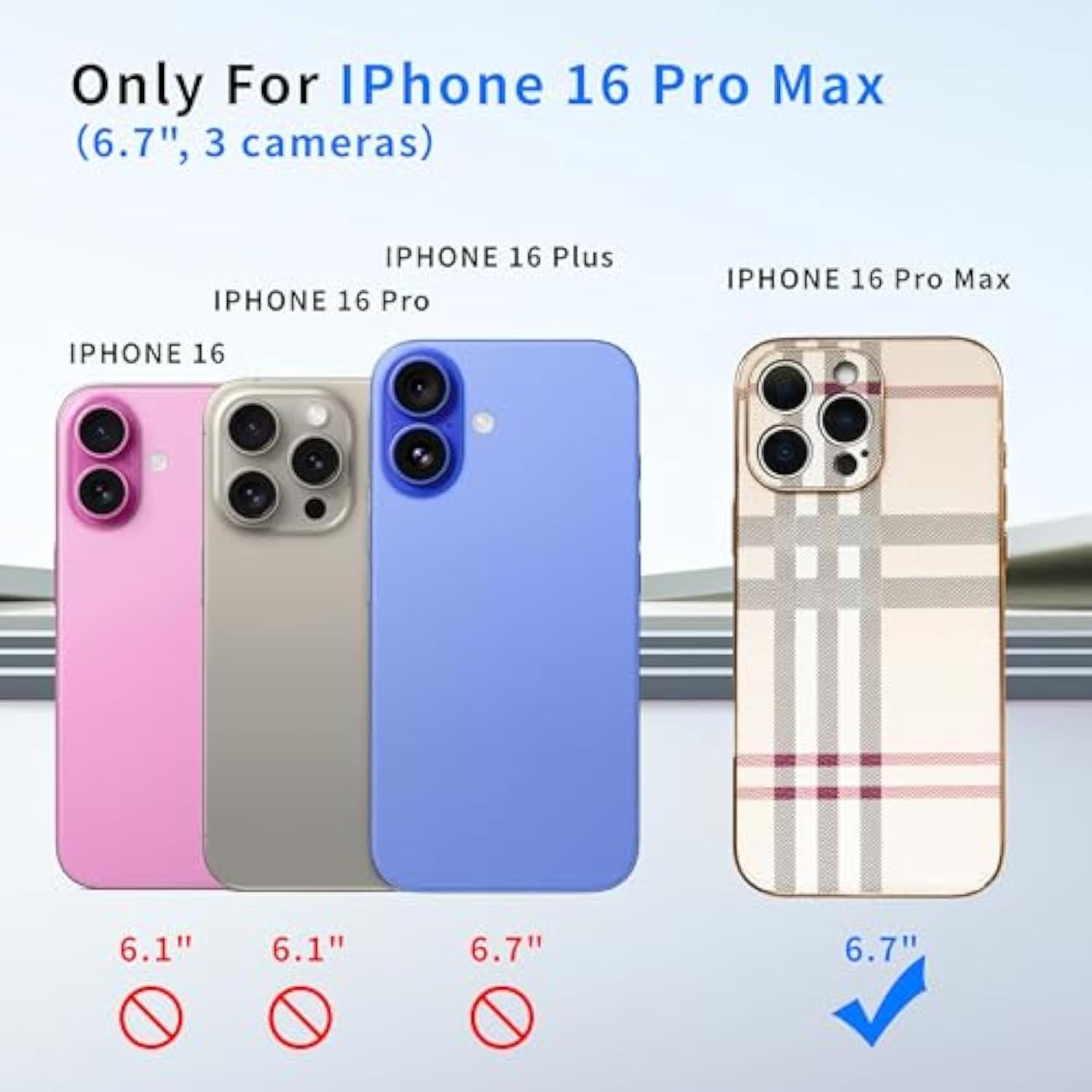 Phone Case For Iphone 16 Pro Max, Fashion Leather Phone Case, Soft Tpu Drop Protection Shockproof Protective Phone Holder Women (For Iphone 16 Pro Max)
