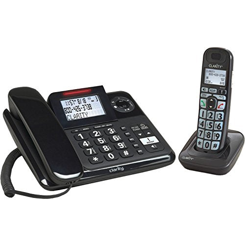 E814Cc Amplified Corded/Cordless Combo With Answering Machine- Bundles, Dual-Sim And Dual Keypad
