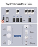 Remote Control Outlet Plug Switch, Buckle Design & Removable Wireless Light Switch, 300 Ft, 1500W On Off Power Switch For Household Appliances, No Wiring No Wifi, Programmable, Black