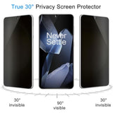 For Oneplus 13 Privacy Screen Protector, Anti-Spy Flexible Hydrogel Film, Fingerprint Unlock & Sensitive Touch, Durable Anti-Scratch Shock-Resistant Full Coverage [Not Tempered Glass]