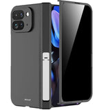 Miimall Slim Case for Google Pixel 9 Pro Fold Case with Privacy Screen Protector, [Anti Spy Private][Invisible Kickstand & Magnetic Hinge Protection]Anti ScratchPhone Case for Pixel 9 Pro Fold, Black