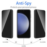 (3 Pack) Privacy Screen Protector for  Galaxy S26, [Anti-Spy Tempered Glass][Fingerprint Unlock Support], Anti-Scratch, Bubble-Free,Protective
