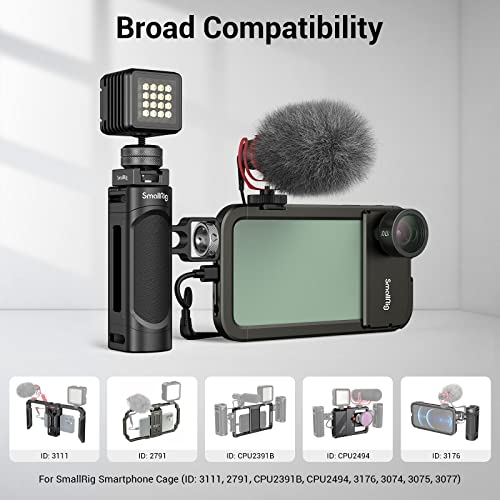Side Handle for Smartphone Cage Phone Video Rig Lightweight w 1/4 Threads - 2772