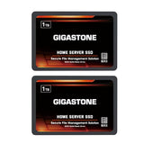 Nas Certified Home Server Ssd 1Tb (2-Pack) Up To 550Mb/S Tlc Flash With Slc Caching 24/7 Reliable For Gaming/Pc/Nas Ssd 3-Year 2.5" Sata Internal Solid State Drives Raid Disk