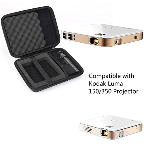 Hard Travel Case Compatible With Kodak Luma 150/350 Pocket Projector - Portable Movie Projector, Case Only
