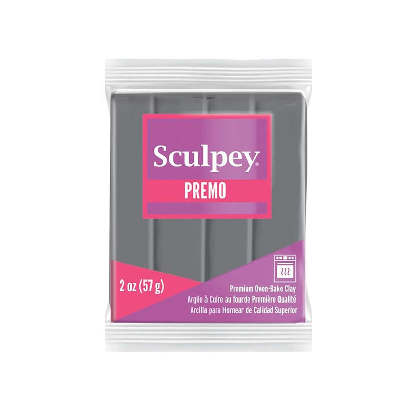 Sculpey Premo™ Polymer Oven-Bake Clay, Slate Gray, Non Toxic, 2 Oz. Bar, Great