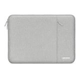 MOSISO Laptop Case 13.3 inch, 13-13.3 inch Laptop Sleeve Compatible with MacBook Air/Pro 13 / Pro 14, HP Dell ASUS Lenovo Notebook, Polyester Vertical Computer Sleeve Bag with Pocket, Gray