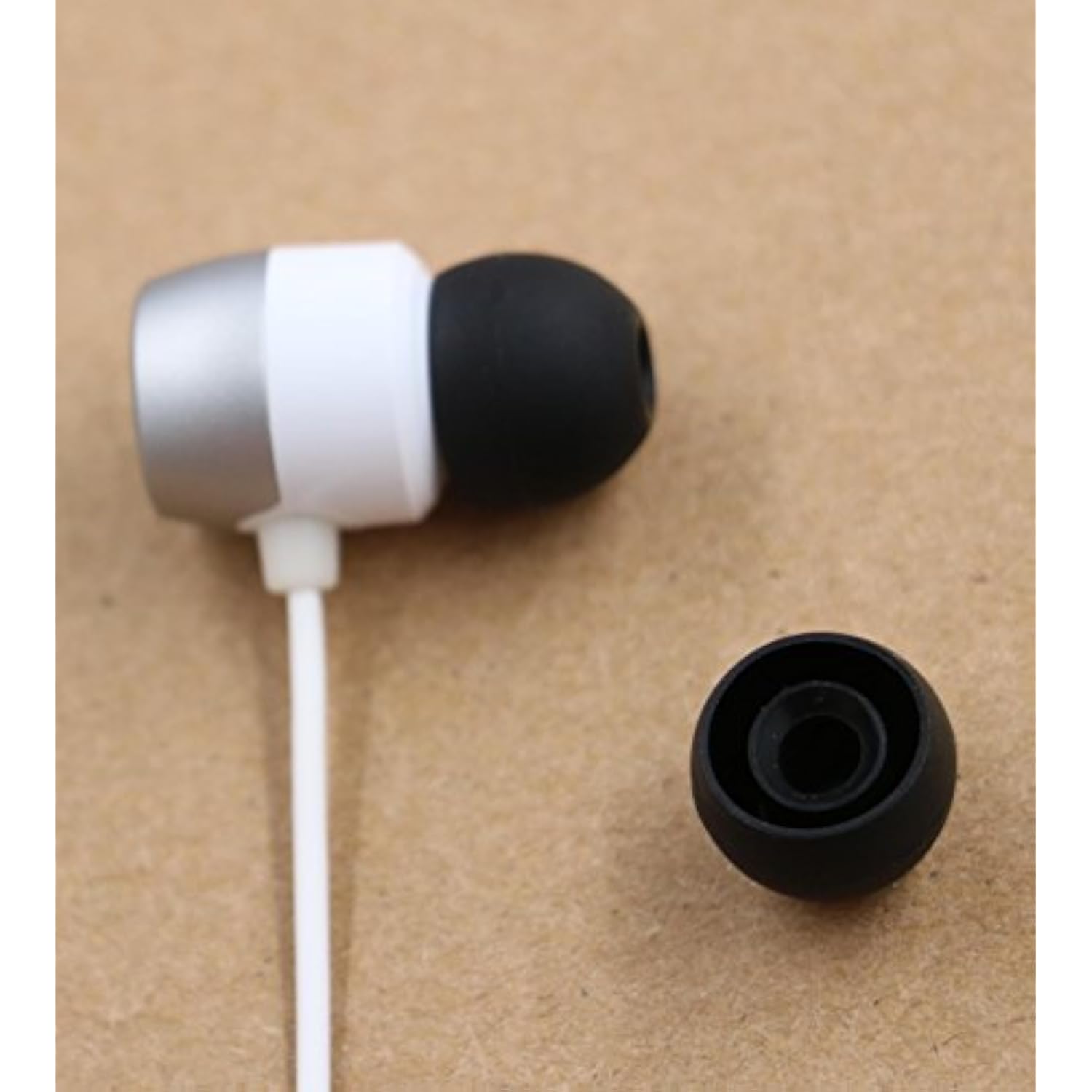 Eartip For Lg Hbs Series Wireless Earphone, Sml & Double Flange Silicone Replacement Earbud Gel Tip, Fit For Lg Hbs-750 770 800 810 900 910 Tone Pro Ultra Plus Infinim [4 Pair] (Black)