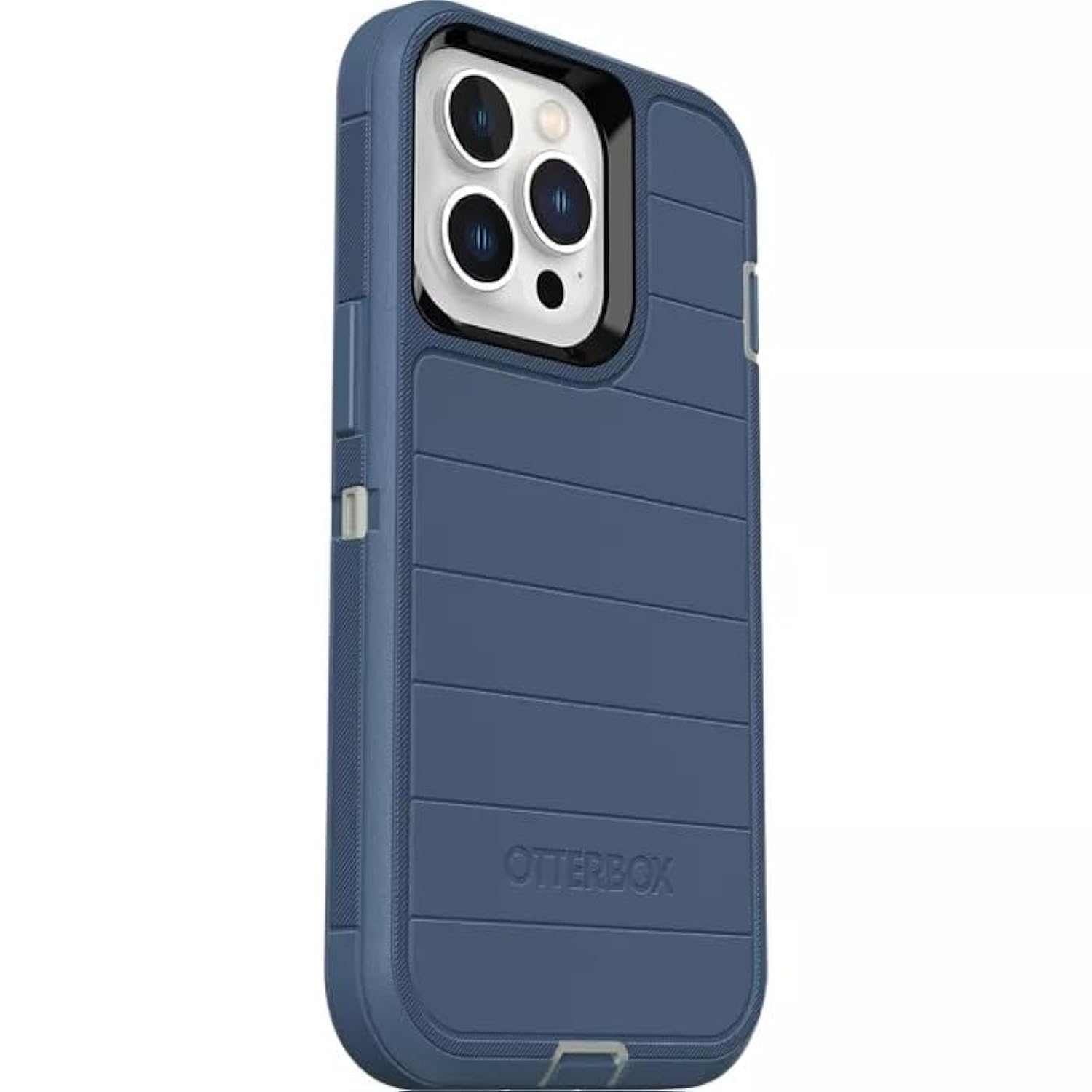 OtterBox iPhone 13 Pro Max & iPhone 12 Pro Max Defender Series Case - Fort Blue, Rugged & Durable, with Port Protection, Includes Holster Clip Kickstand