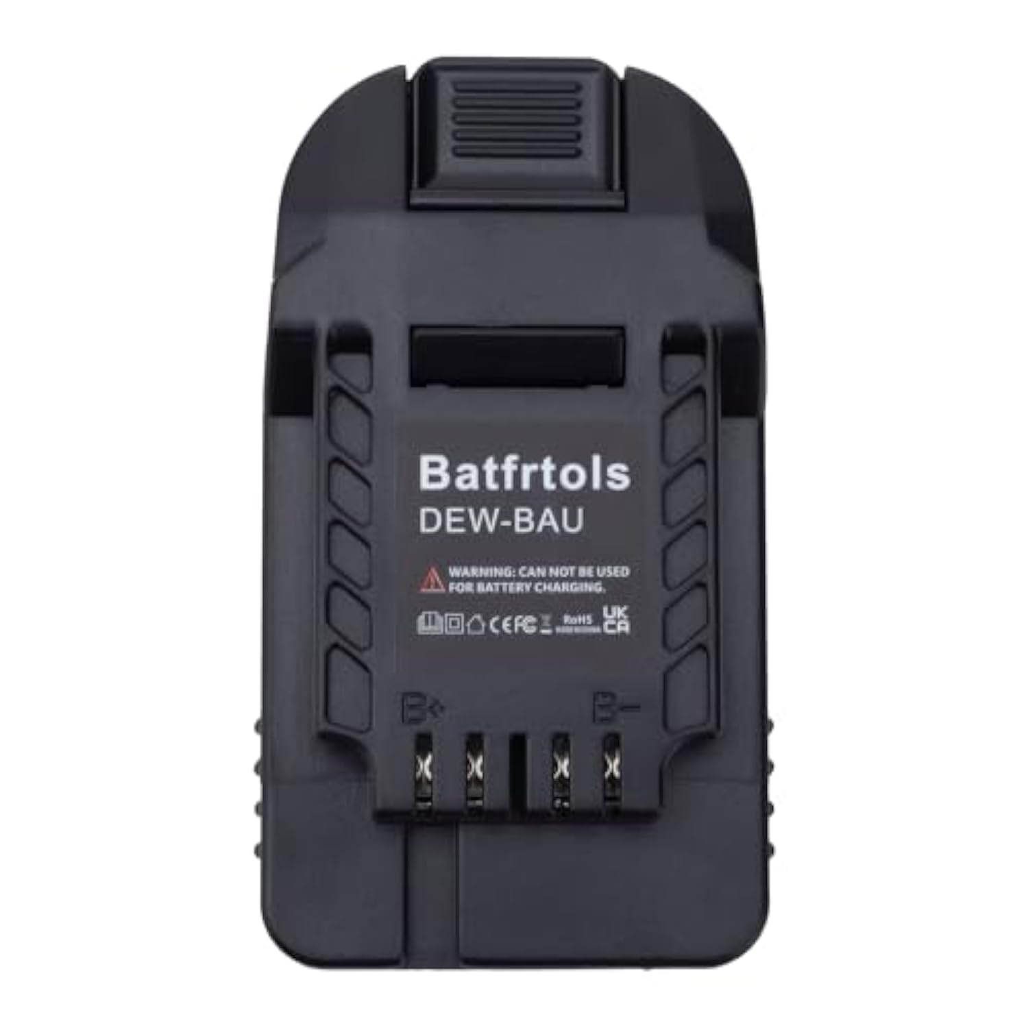 Adapter For Bauer 20V Max Cordless Tools, Compatible With De Walt 20V Max Batteries & Hercules 20V Max Battery, Adapter Only, Black, 1 Pack