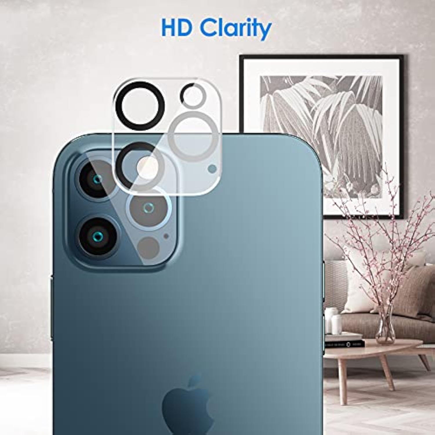 JETech Privacy Screen Protector for iPhone 12 Pro Max 6.7-Inch with Camera Lens Protector, Anti Spy Tempered Glass Film, 2-Pack Each