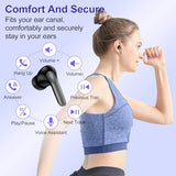 Wireless Earbuds for Google Pixel Buds Pro/10 Pro XL/9a/8/7,5.3 Black Bluetooth Headphones in-Ear with Stereo Bass Ear Buds ENC Noise Cancelling