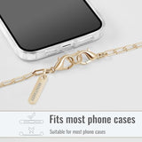 Phone Lanyard Crossbody Phone Chain Detachable Phone Strap With Metal Neck Phone Holder Phone Charm Lightweight Cell Phone Lanyard For Iphone Women Girls Travel Shopping Camp Walking