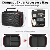 Hard 16 Inch Laptop Case Compatible For Asus Rog Strix G16 2024/2023, Zephyrus G15, Rog Strix Scar 16, Lenovo Legion Pro 5I Hard Shell Laptop Hard Case Eva Shockproof Water Resistant, Black