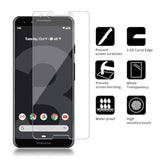 4 Pack Glass Screen Protector Compatible For Google Pixel 3 [9H Hardness]-Hd Screen Tempered Glass, Scratch Resistant, Easy Install [Case Friendly] [Bubble Free]