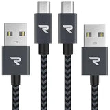 2 Pack 3.3FT Micro USB Cable USB A to Micro USB Fast Charging Data Sync Cord