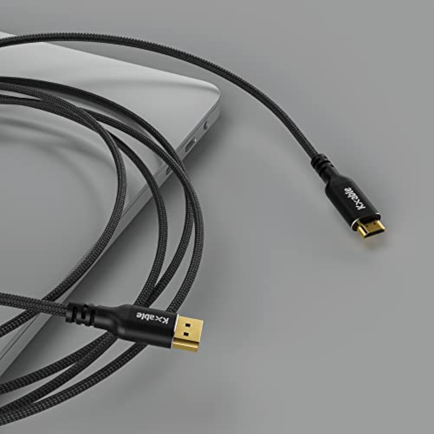 8K Displayport To Hdmi Cable 15 Feet, Dp 1.4 To Hdmi 2.1 Video Cord (8K@60Hz,4