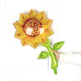 33" Sunflower Foil Balloons – 6 Pcs for Summer, Luau & Party Decorations