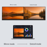 HDMI Wireless Transmitter Receiver, HDMI Extender Wireless 165FT Long Distance, Stable Plug and Play Video Audio Adapter Projection Mirror for