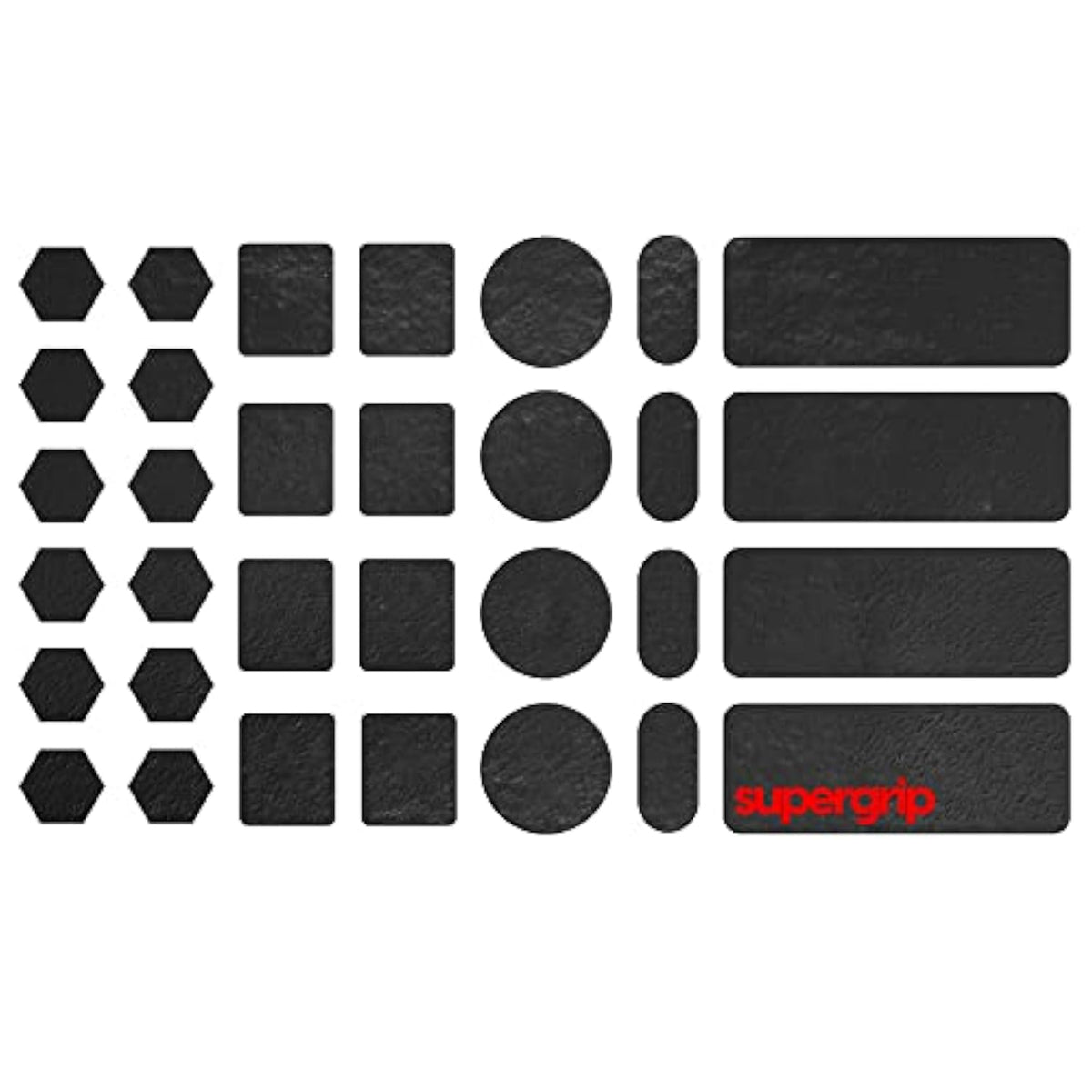 Supergrip Pre-Cut 1 Universal Griptape Pre-Laminated Sweat Absorbing High Performance Universal Anti Slip Mouse Grip Tape Ultra-Thin 0.5Mm (0.02In)