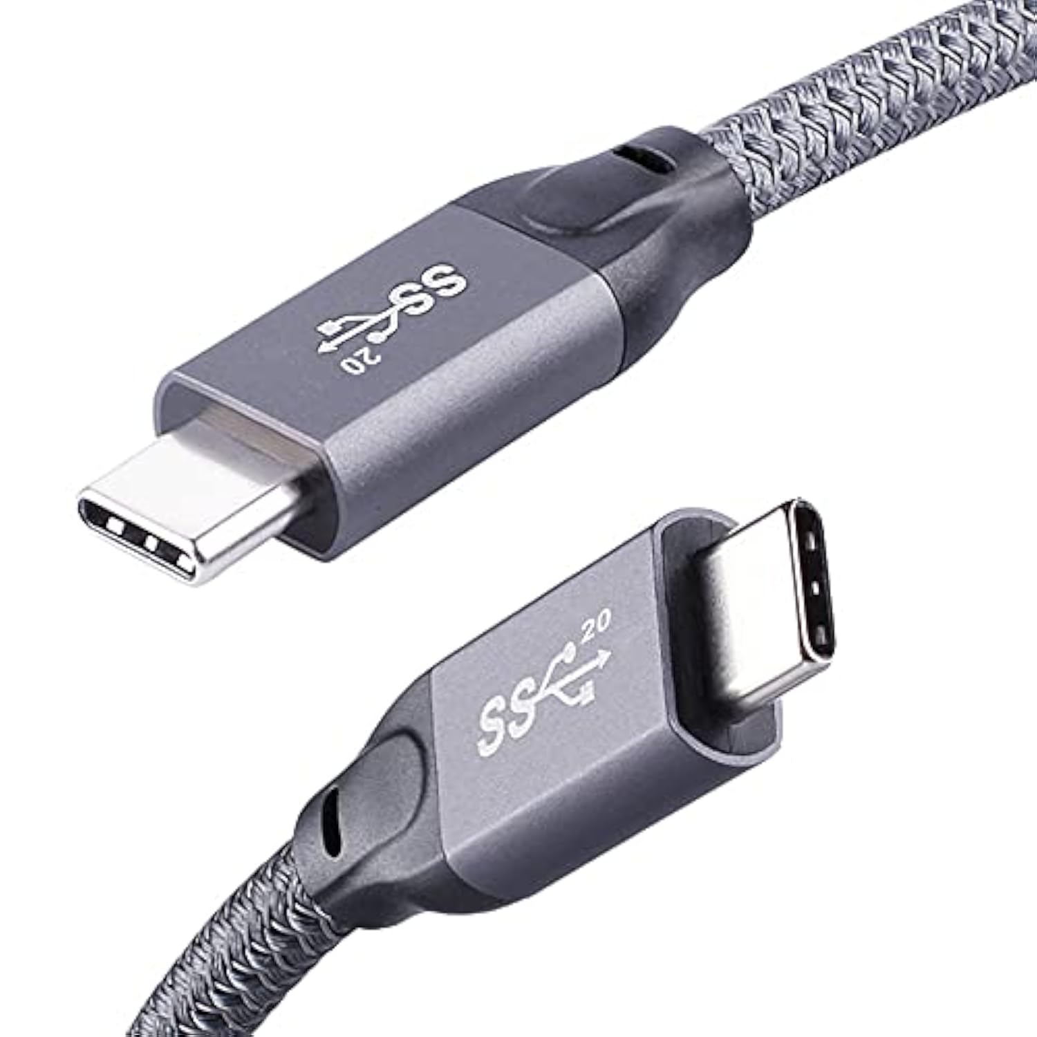 Usb C To Usb C Cable 10Ft, Usbc 3.2 Gen 2 Cable 4K Video 100W Pd Charging Cable, 20Gbps Data For Usb4/Thunderbolt 3/4 Compatible With Macbook Pro/Air, Ipad Pro, Iphone 16 Galaxy S25, Quest