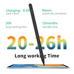 Stylus Pen For Apple Ipad Pro 13/12.9/11-Inch, Ipad Air M3/M2 2025 13/11-Inch, Ipad Pro Pencil 3/4/5/6Th Generation, Ipad 11Th-6Th Gen, Compatible (2018-2025) With Fast Charging & Palm Rejection
