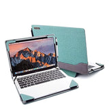 Protective Cover Case Compatible With 15" Acer Chromebook 715 Cb715,Chromebook 315 Cb315 15.6 Inch Laptop Notebook Sleeve Pu Leather Hard Case Shell