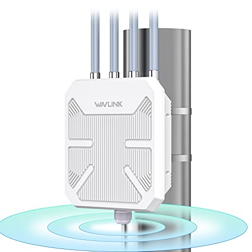 Ax1800 Outdoor Wifi 6 Extender, Long-Range High-Power Outdoor Access Point With Engineered High-Gain Antennas, Poe, Ip67 Weatherproof For Yard, Farm, Rv & Garage.