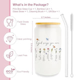 Christian Gifts For Women Faith, Faith Based Gifts, Religious Gifts For Women Friend Coworker, Christmas Catholic Gifts For Mom Women Friend, Birthday Gifts For Mom, 16Oz Glass Coffee Cup